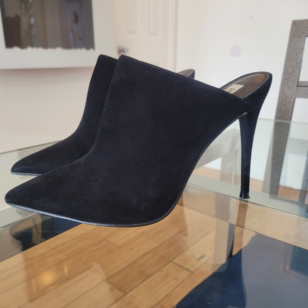 Steve Madden Suede Heel Mule